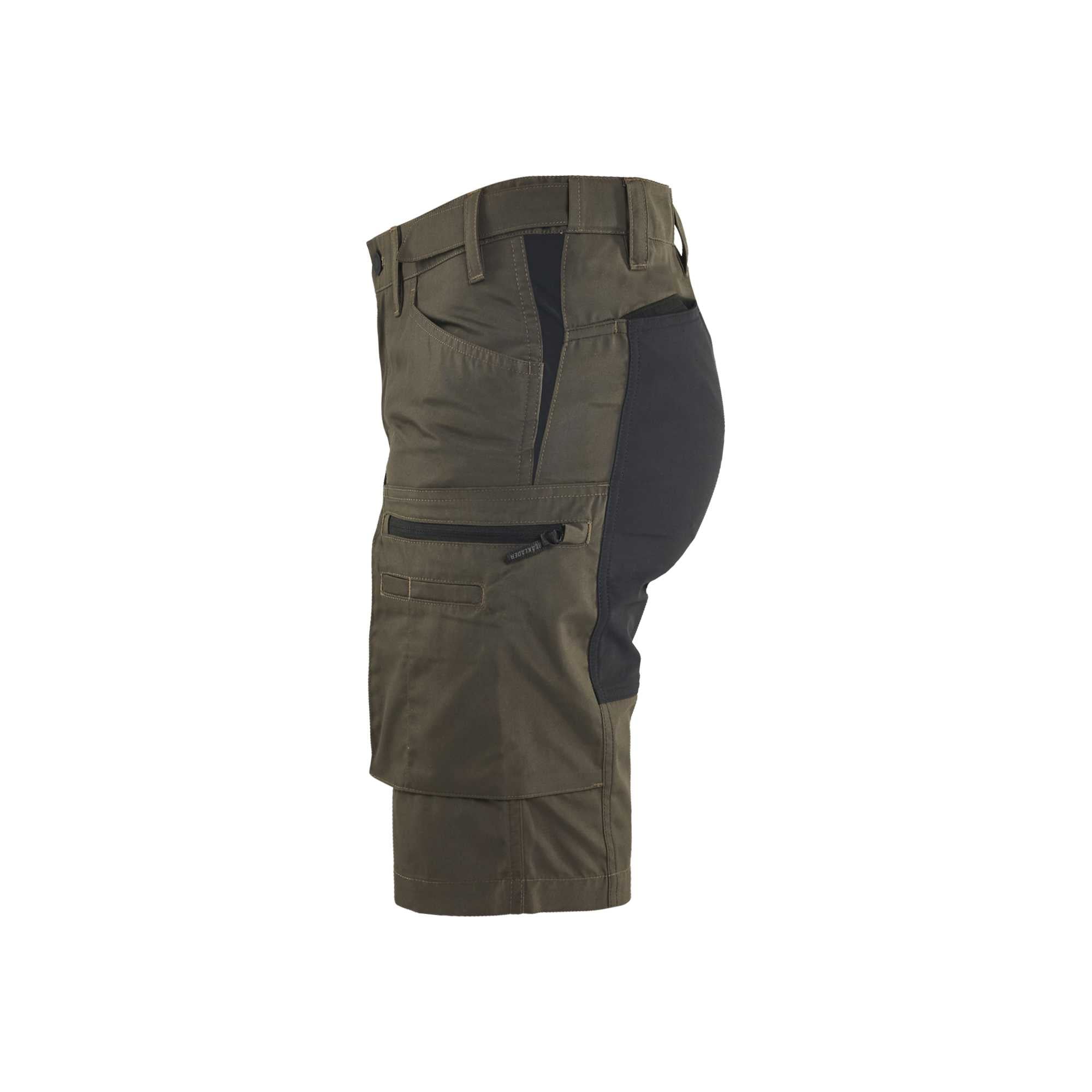BLAKLADER 71491845 Women's service shorts with stretch Work Shorts Women - stretch panels
